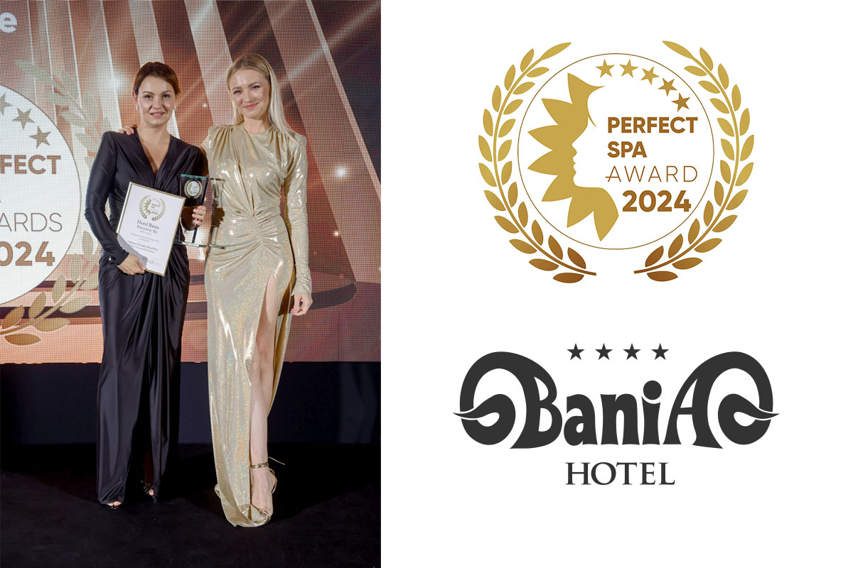 Hotel Bania laureatem konkursu Perfect SPA Awards 2024 w kategorii Najlepszy Termalny Hotel SPA