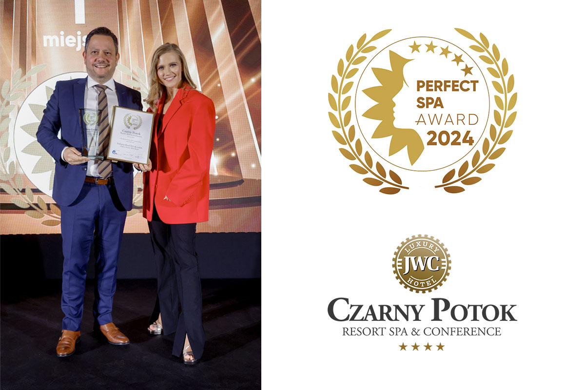 Hotel Czarny Potok laureatem konkursu Perfect SPA Awards 2024 w kategorii Najlepszy Hotel SPA dla Rodzin
