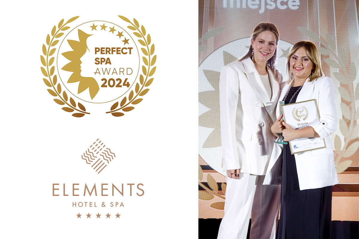Elements Hotel & Spa laureatem konkursu Perfect SPA Awards 2024 w kategorii Najlepszy Aparthotel & SPA