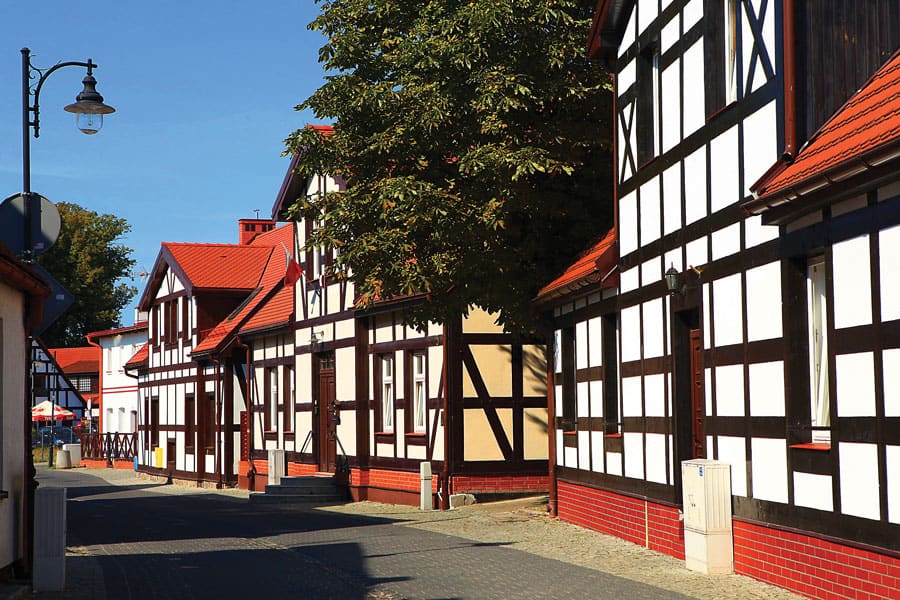Ustka - zabudowa szachulcowa