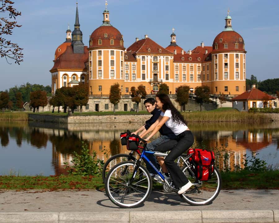 Radfahren Moritzburg Schloss 1 QF RET