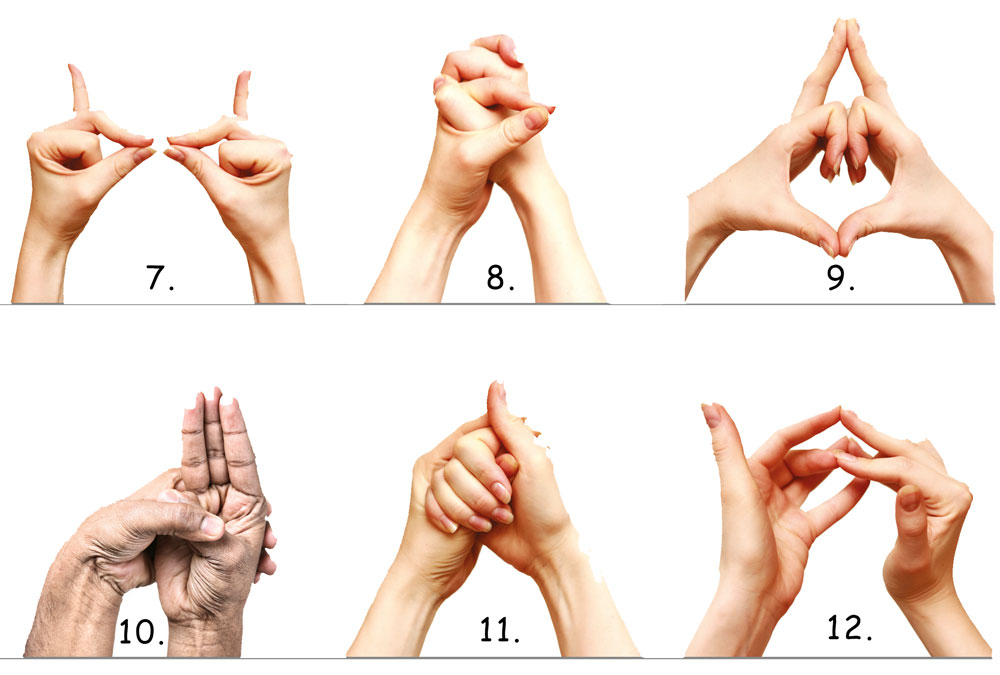 Mudry lecznicze Joga dłoni - mudry lecznicze