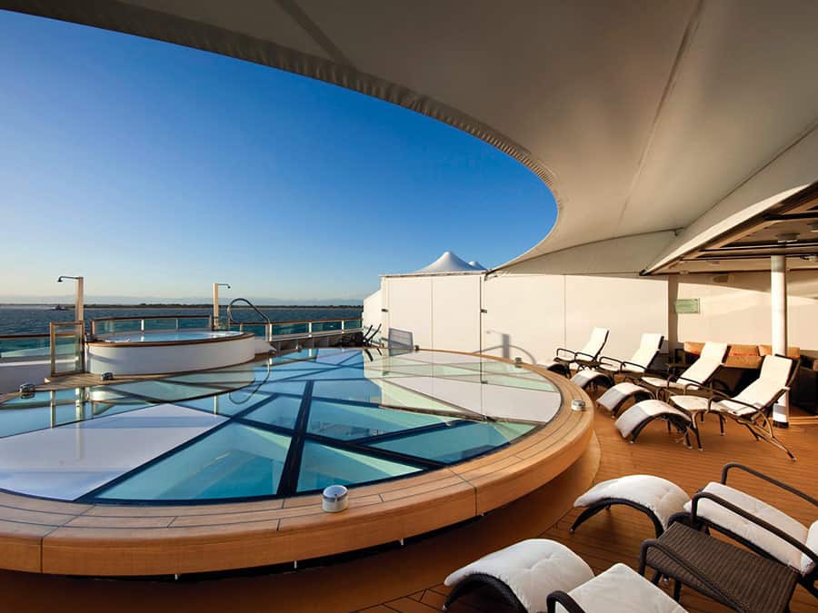 SPA na jachtach seabourn odyssey quest spa terrace