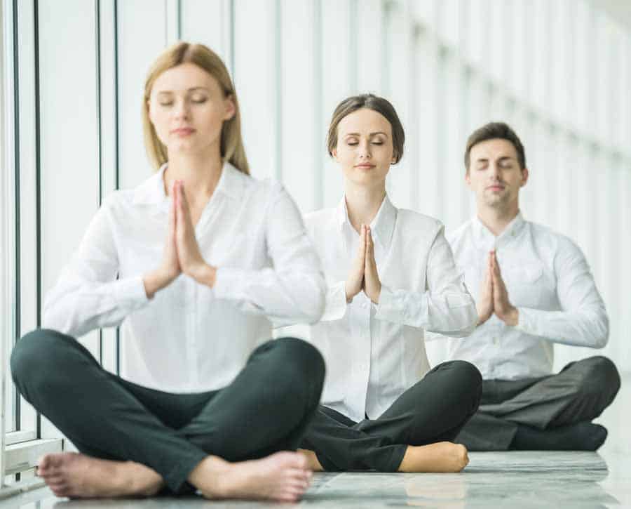 Trendy wellness joga