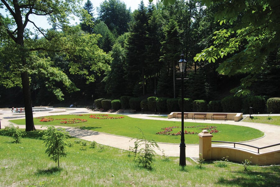 Iwonicz Zdroj Park zdrojowy