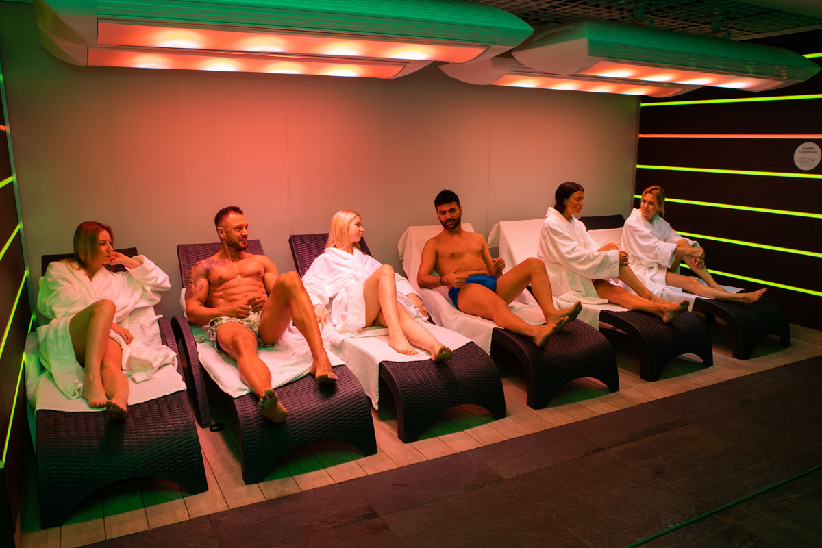Słoneczna łąka w strefie wellness