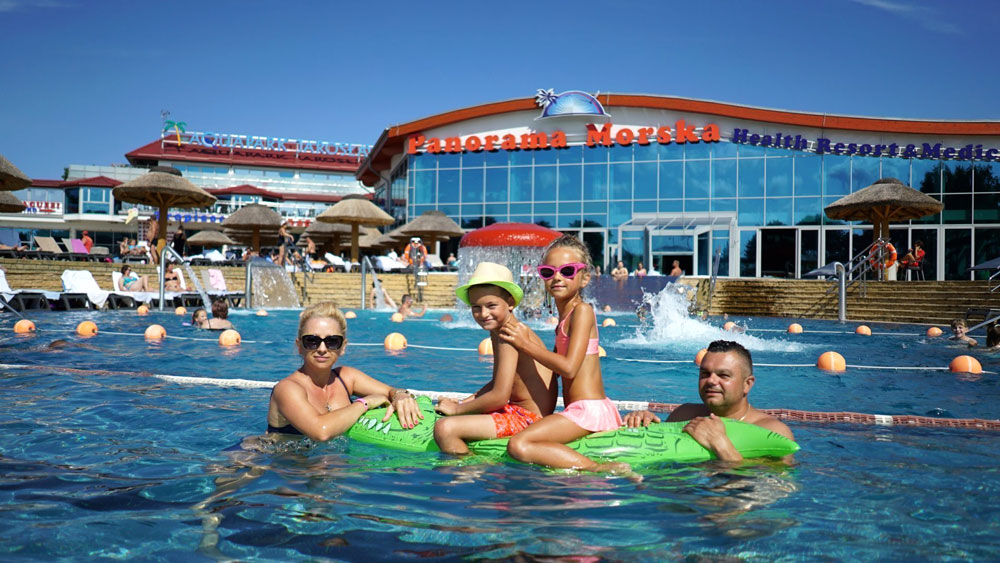 Panorama Morska, Hotel nad morzem z aquaparkiem