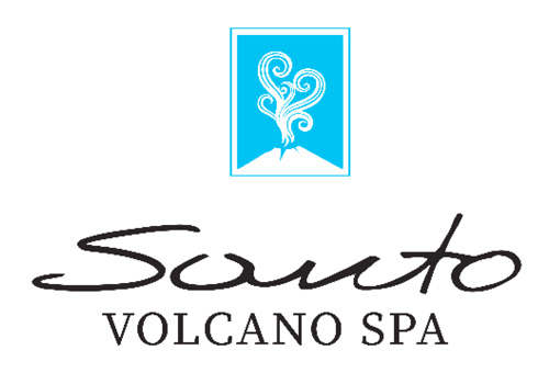 santo volcano logo