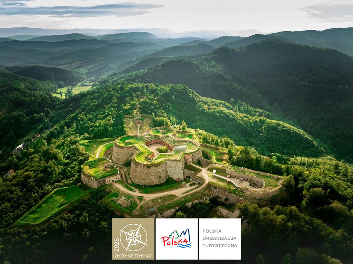 Złoty Certyfikat POT 2025 - Twierdza Srebrna Gora
