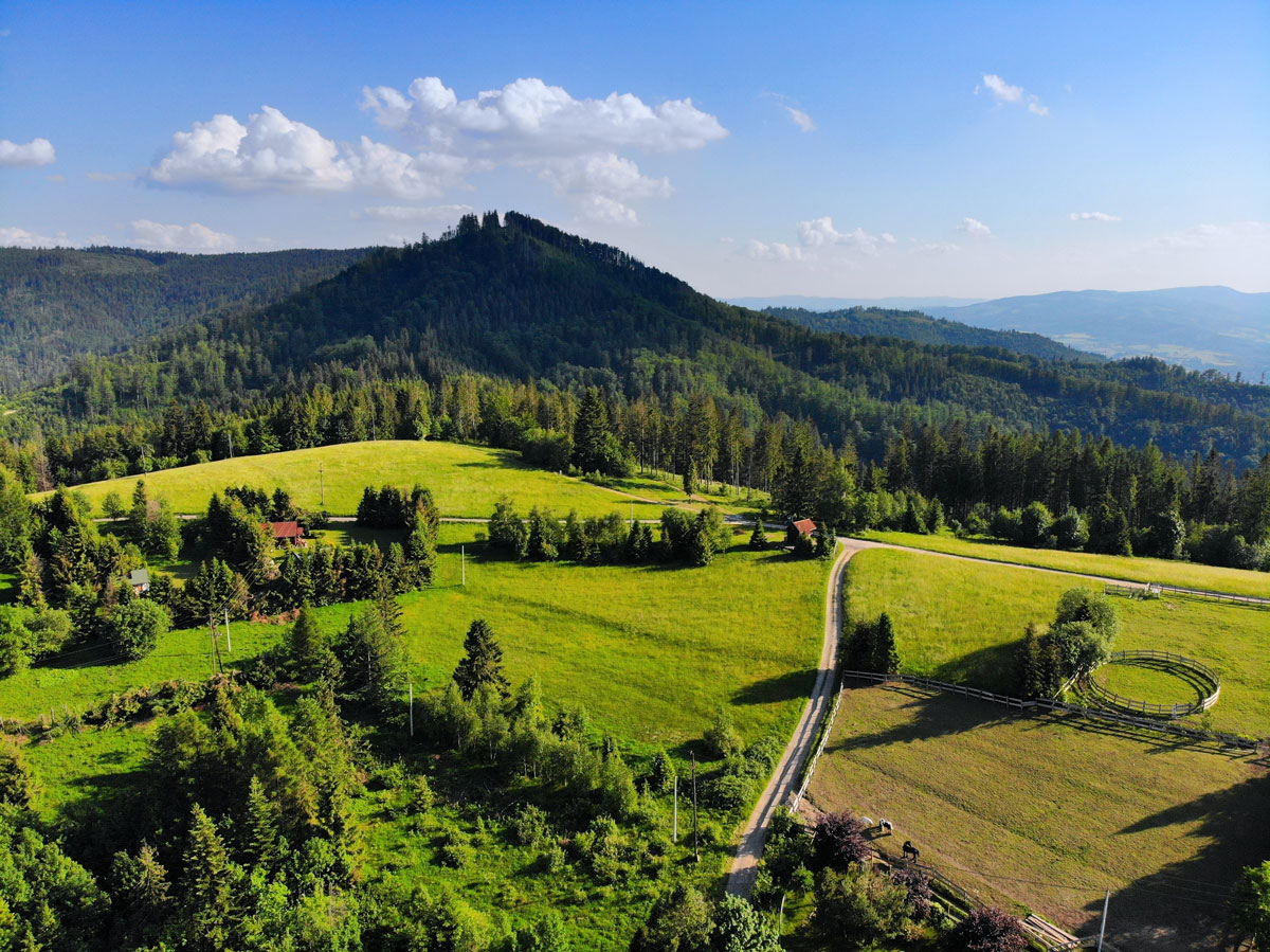 Beskid Śląski w okolicach Wisły Letnie wakacje w Beskidzie Śląskim